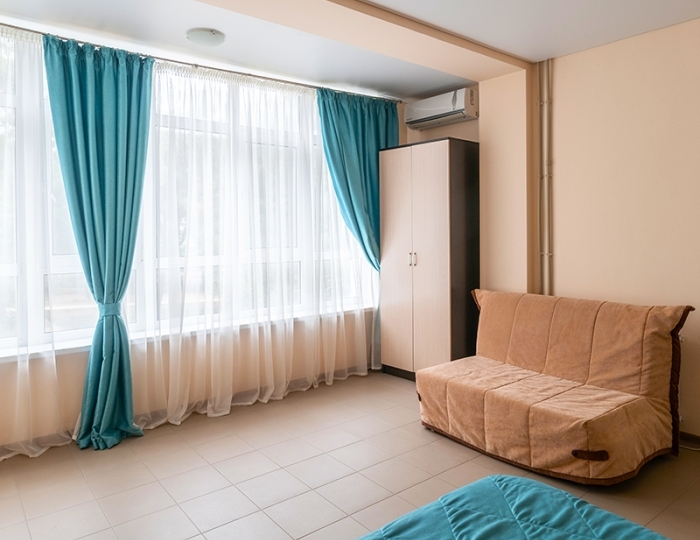 Студия 2-местный без балкона с мини кухней - Санаторий «Маяк» Анапа